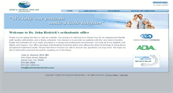 Desktop Screenshot of hedrickorthodontics.com